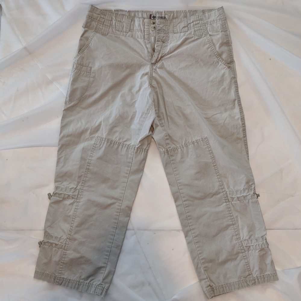 Columbia Vertex Khaki Cargo Capri Size Small